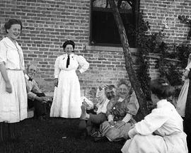 Beach event -- Women laughing