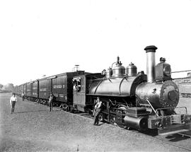 
[Steam engine freight train at Alton Terminal]
