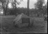 Lincoln : Boulder and tablet on "site" of Lincoln home near Harristown